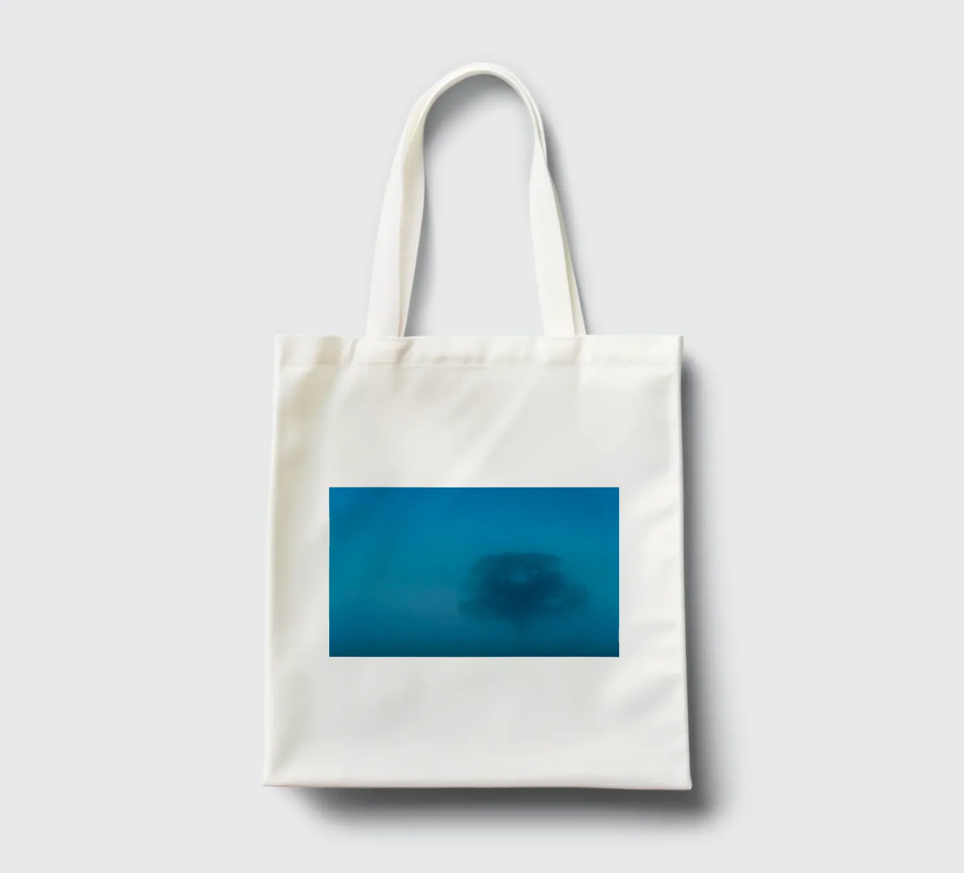 mist tree tote bag by Bleu