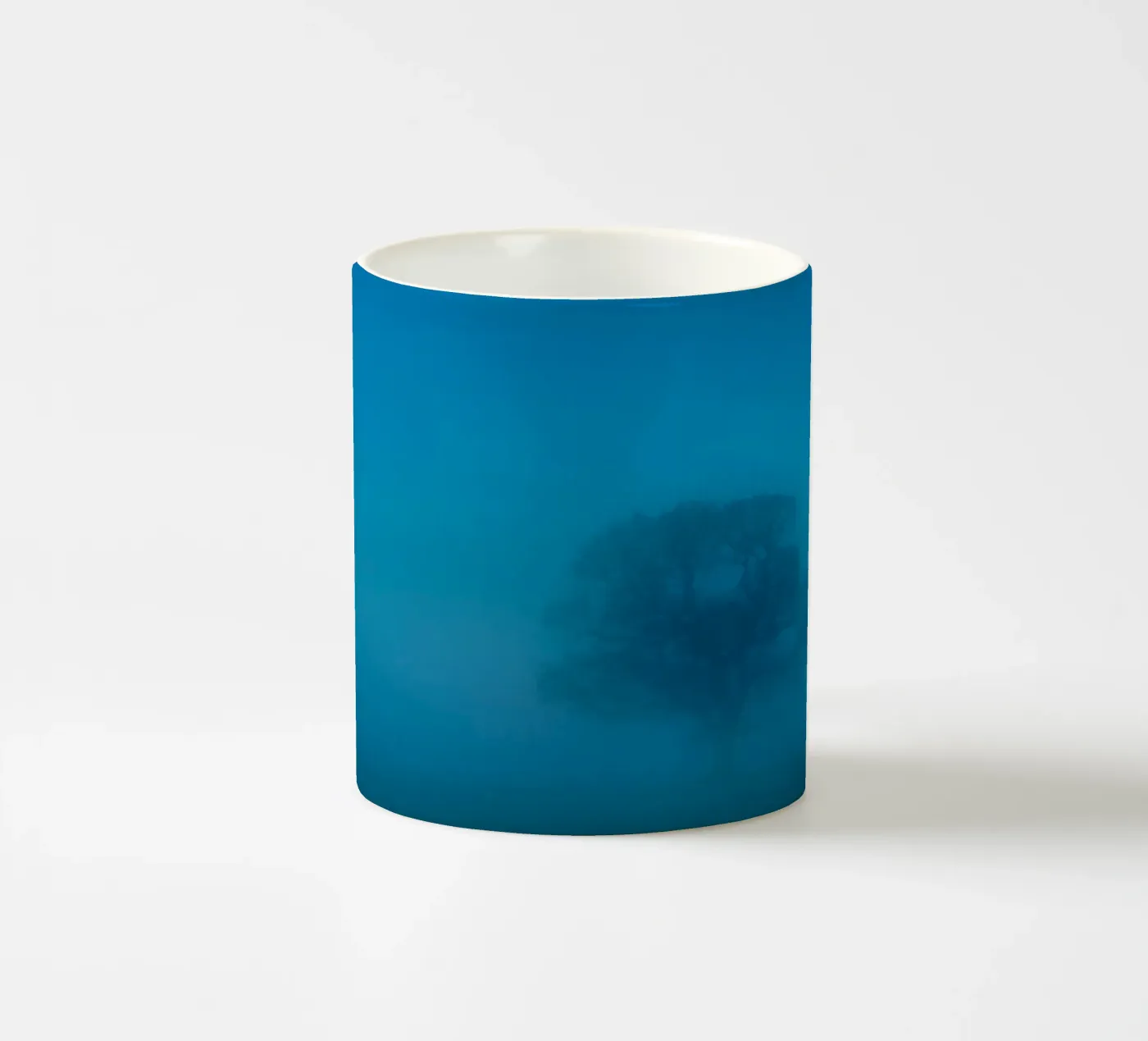 mist tree ceramic mug by Bleu
