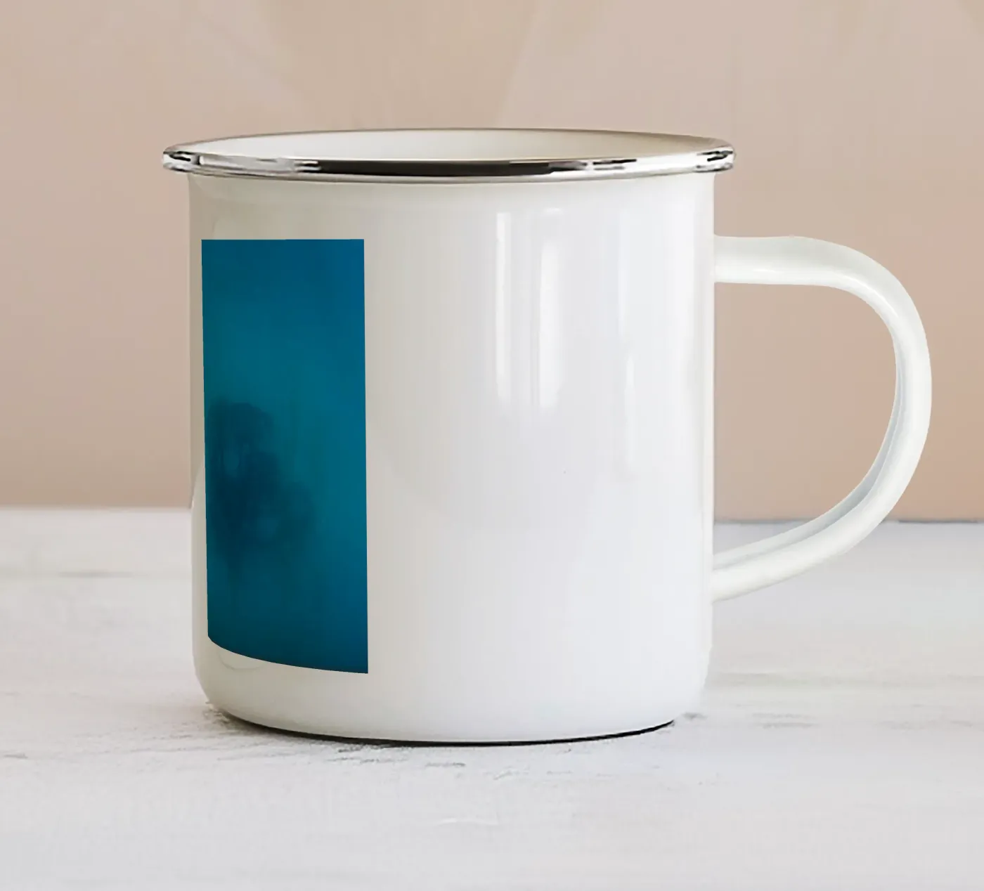 mist tree enamel mug by Bleu