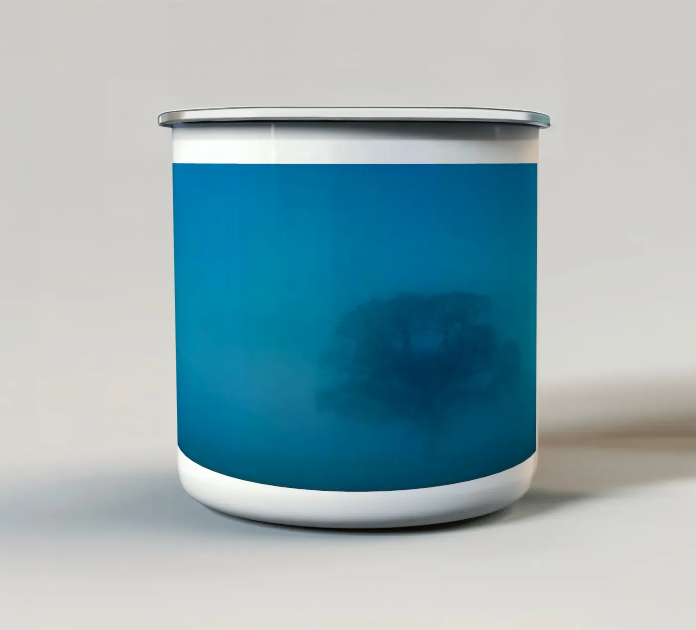 mist tree enamel mug by Bleu
