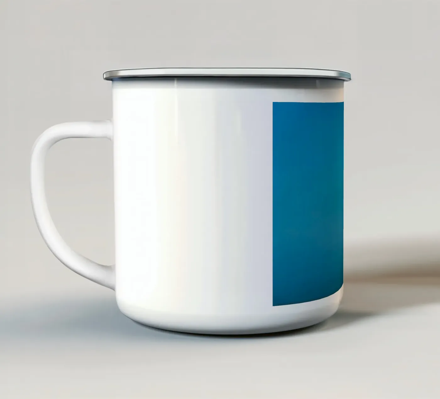 mist tree enamel mug by Bleu