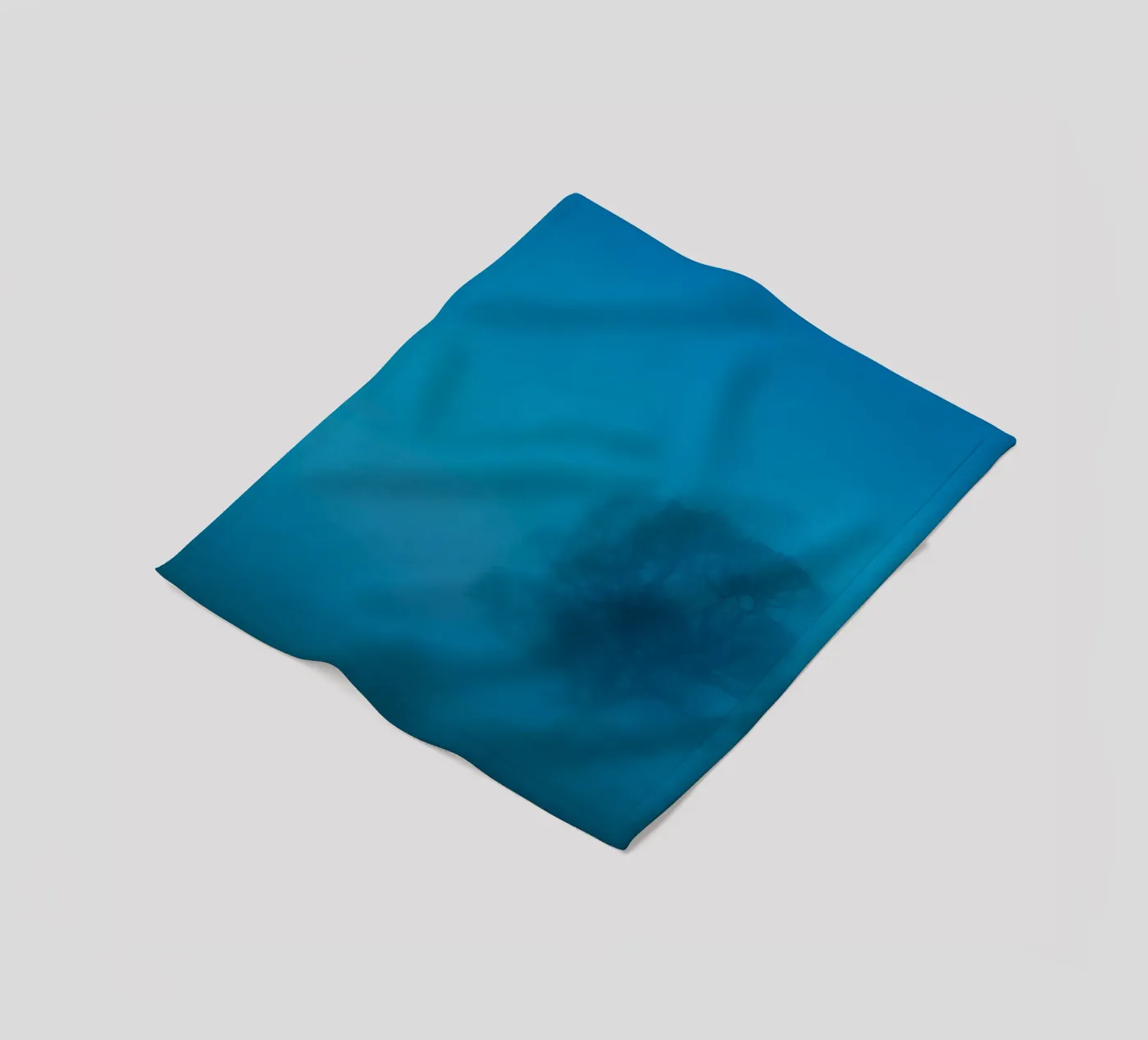 mist tree fleece blanket by Bleu