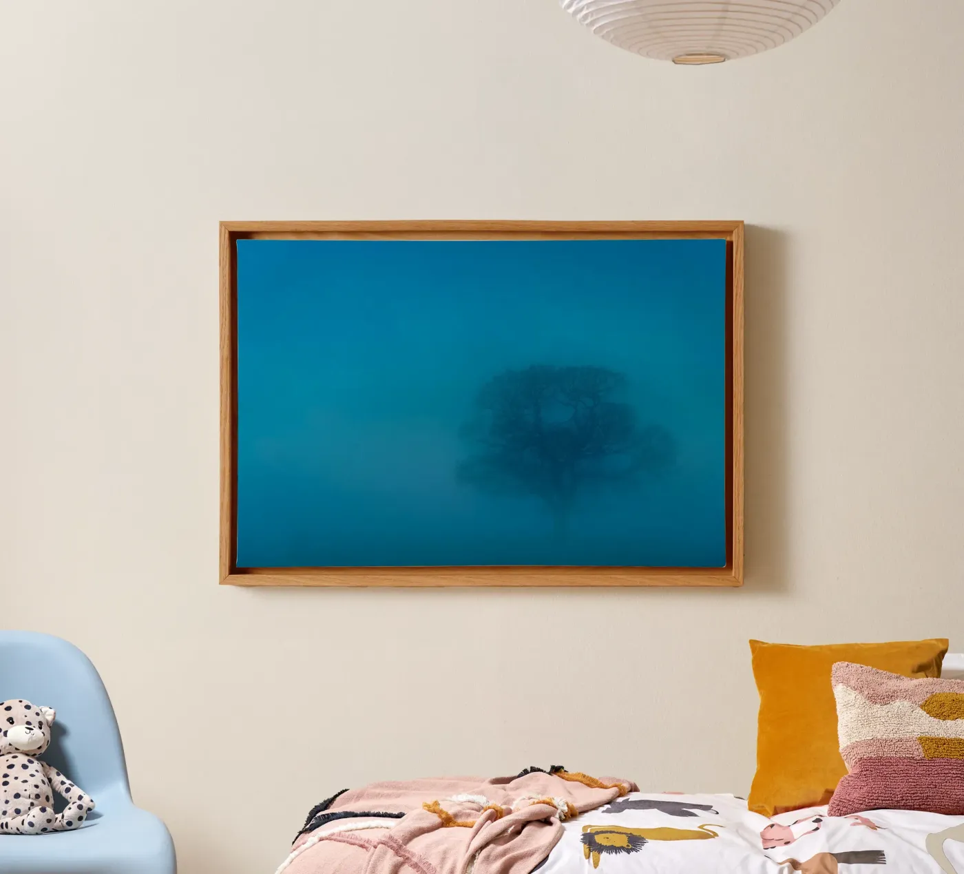 mist tree canvas by Bleu