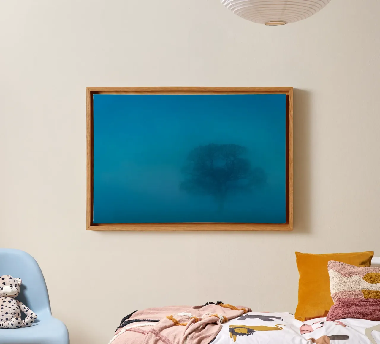 albero della nebbia tela da Bleu