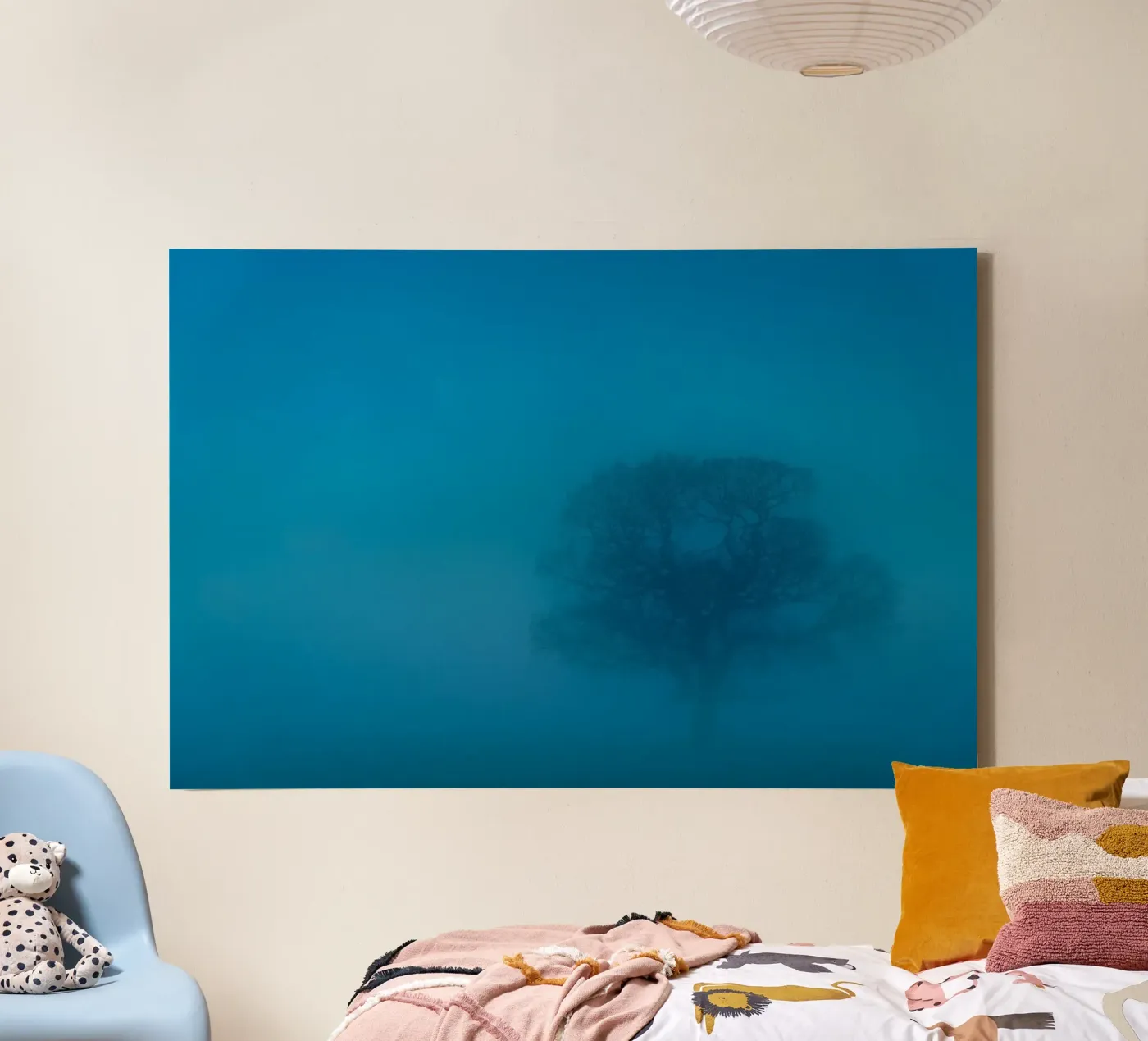 mist tree canvas by Bleu