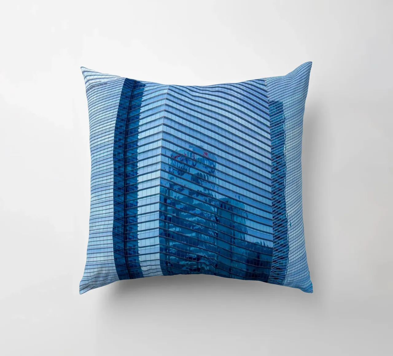 skyscraper grass decorative cushion by Bleu