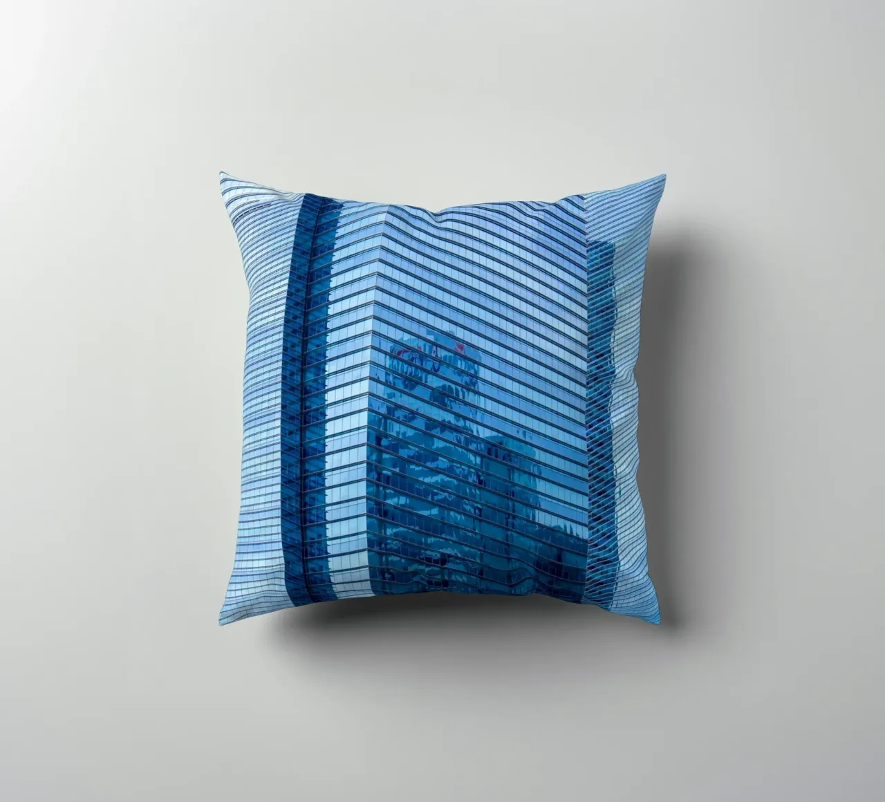 skyscraper grass decorative cushion by Bleu
