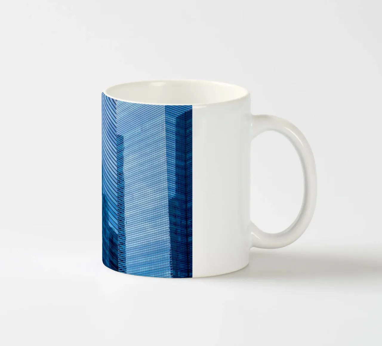 skyscraper grass ceramic mug by Bleu