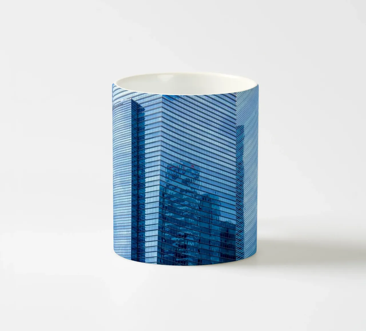 skyscraper grass ceramic mug by Bleu