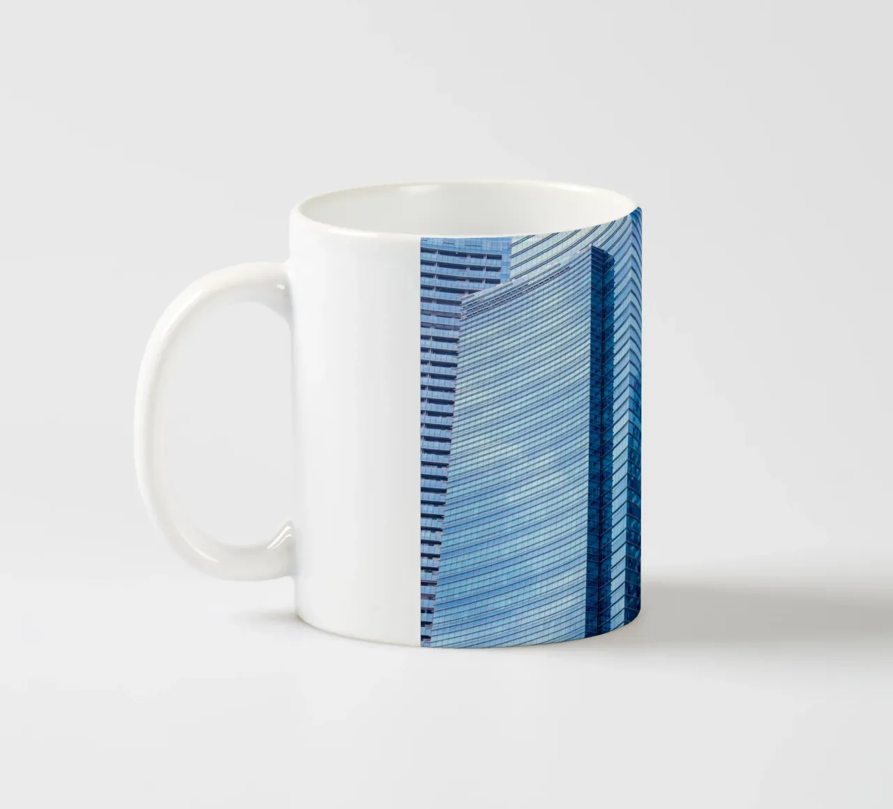 skyscraper grass ceramic mug by Bleu