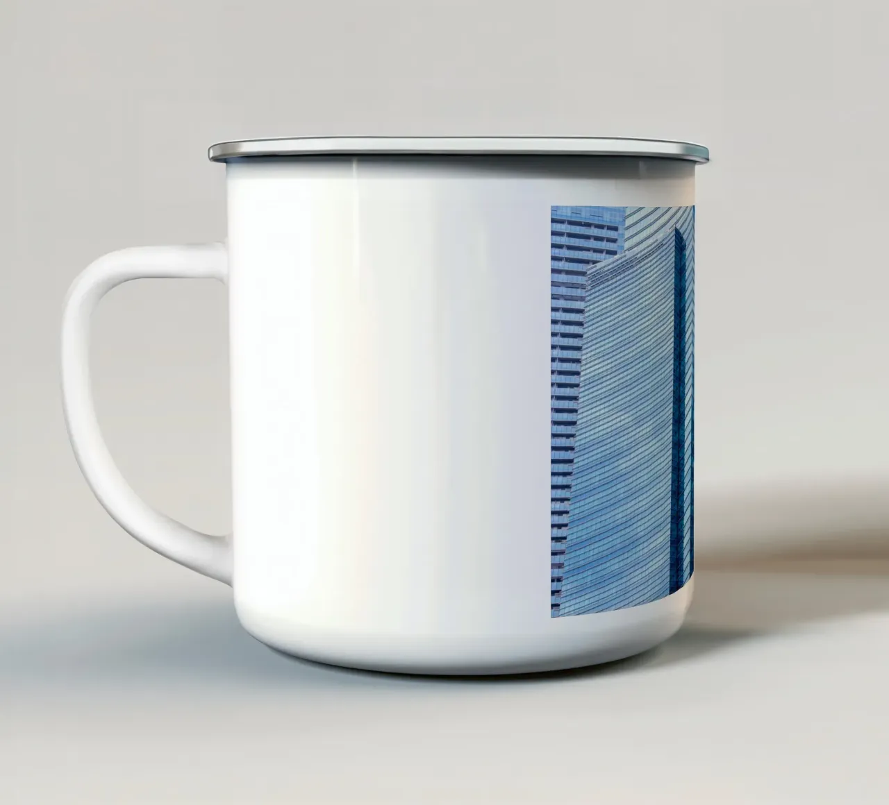 erba del grattacielo tazza in smalto da Bleu