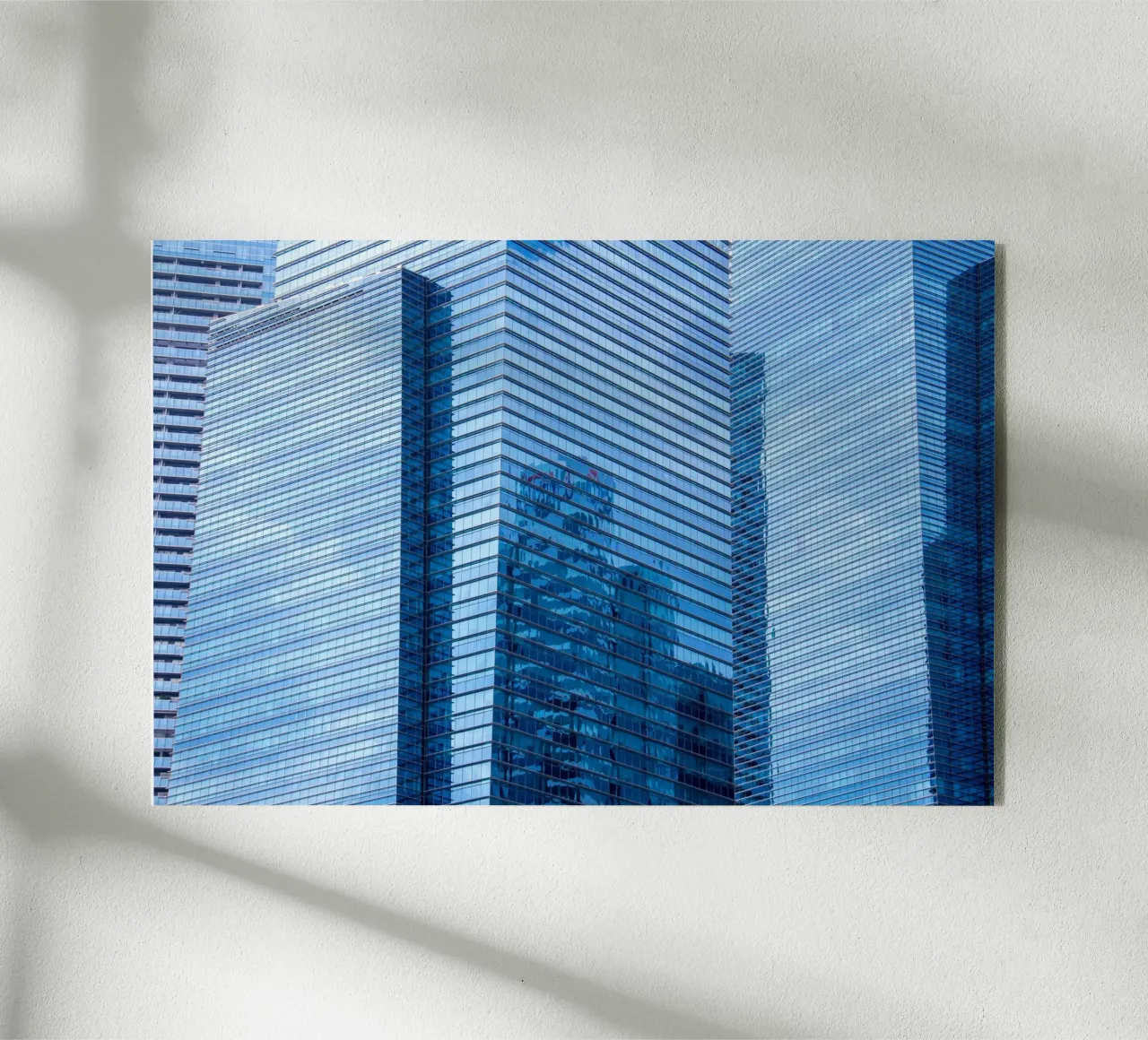 skyscraper grass acrylic glass by Bleu