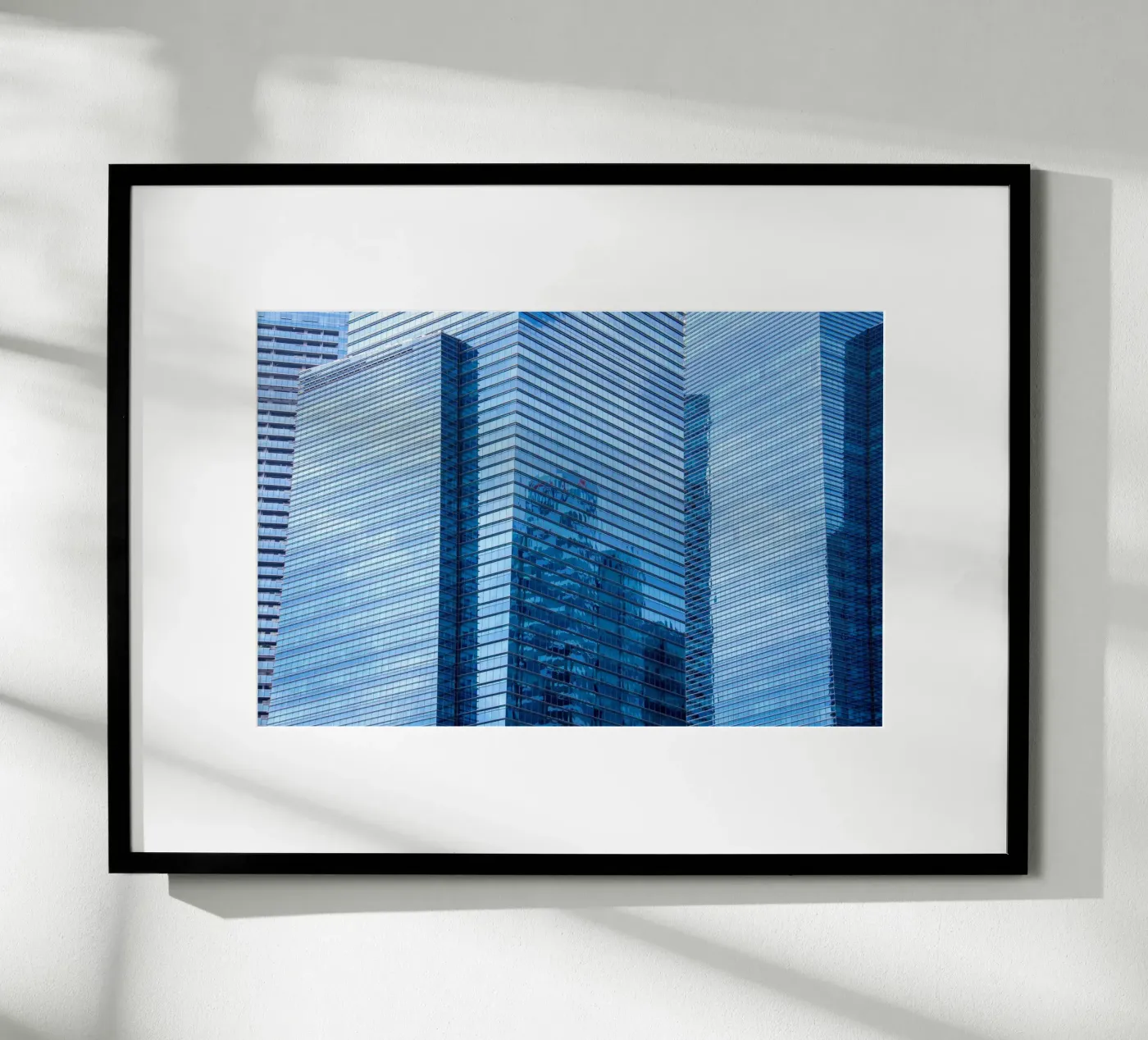 skyscraper grass poster by Bleu
