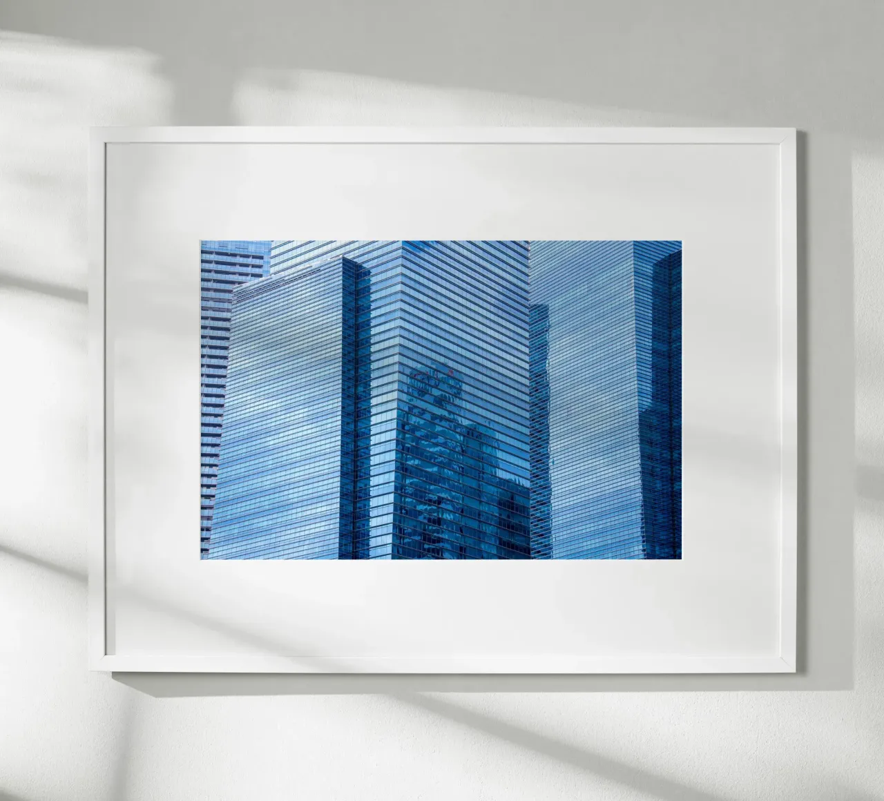 skyscraper grass poster by Bleu