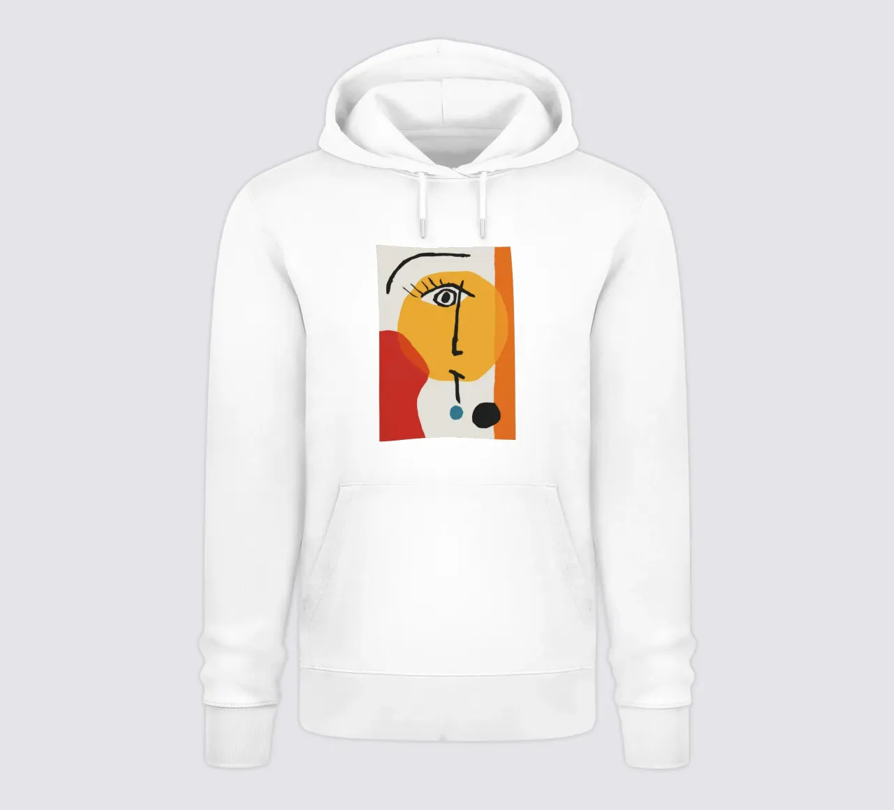 Atrevimiento Cubist Visage sudadera con capucha de Terra Tone