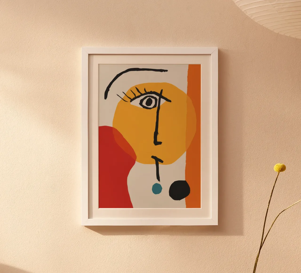 Visione cubista Audacia poster con telaio in plastica da Terra Tone