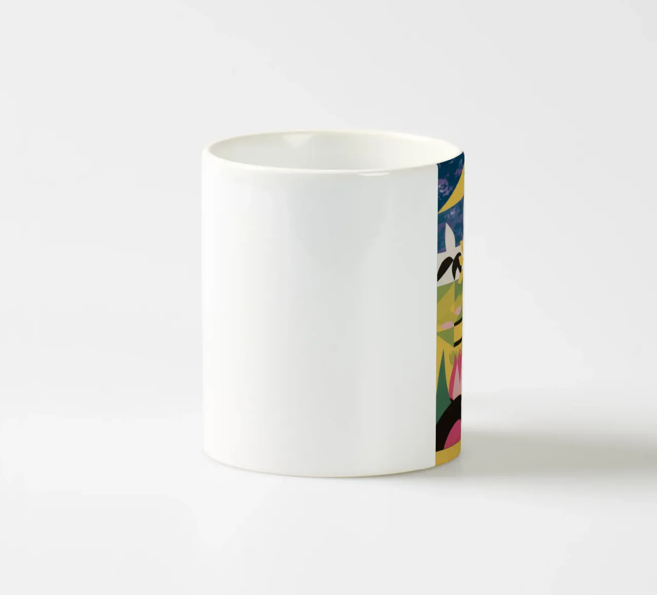 Totem floreale frammentato tazza in ceramica da Terra Tone