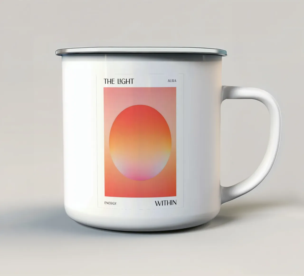La luce dentro di noi tazza in smalto da 83oranges
