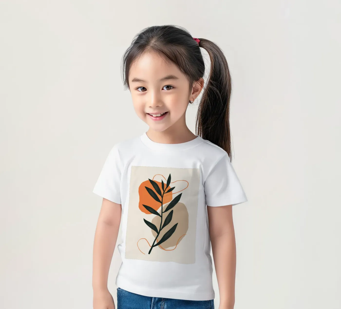 Boheems blad studie kinder t-shirt van Terra Tone