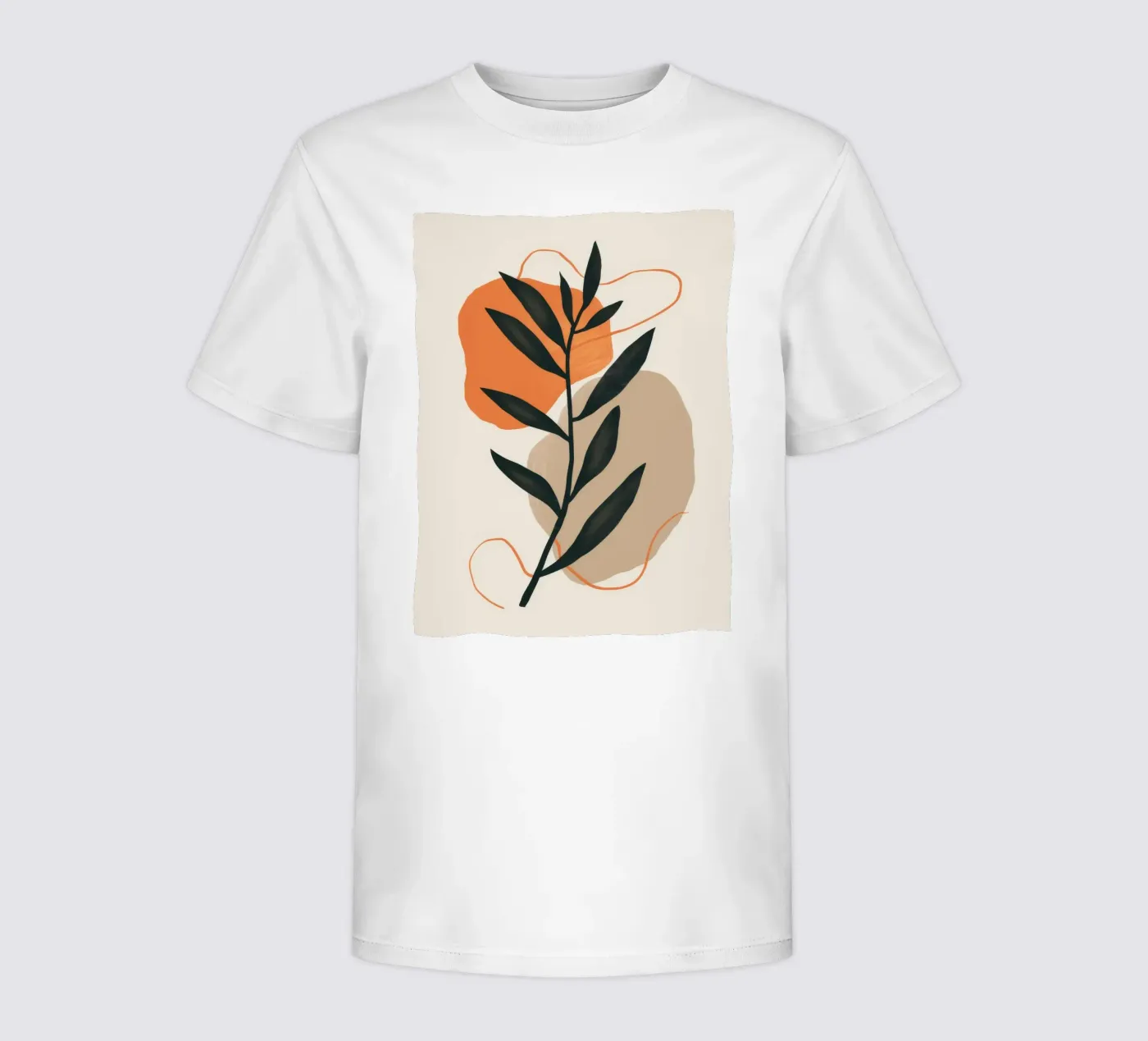 Boheems blad studie kinder t-shirt van Terra Tone
