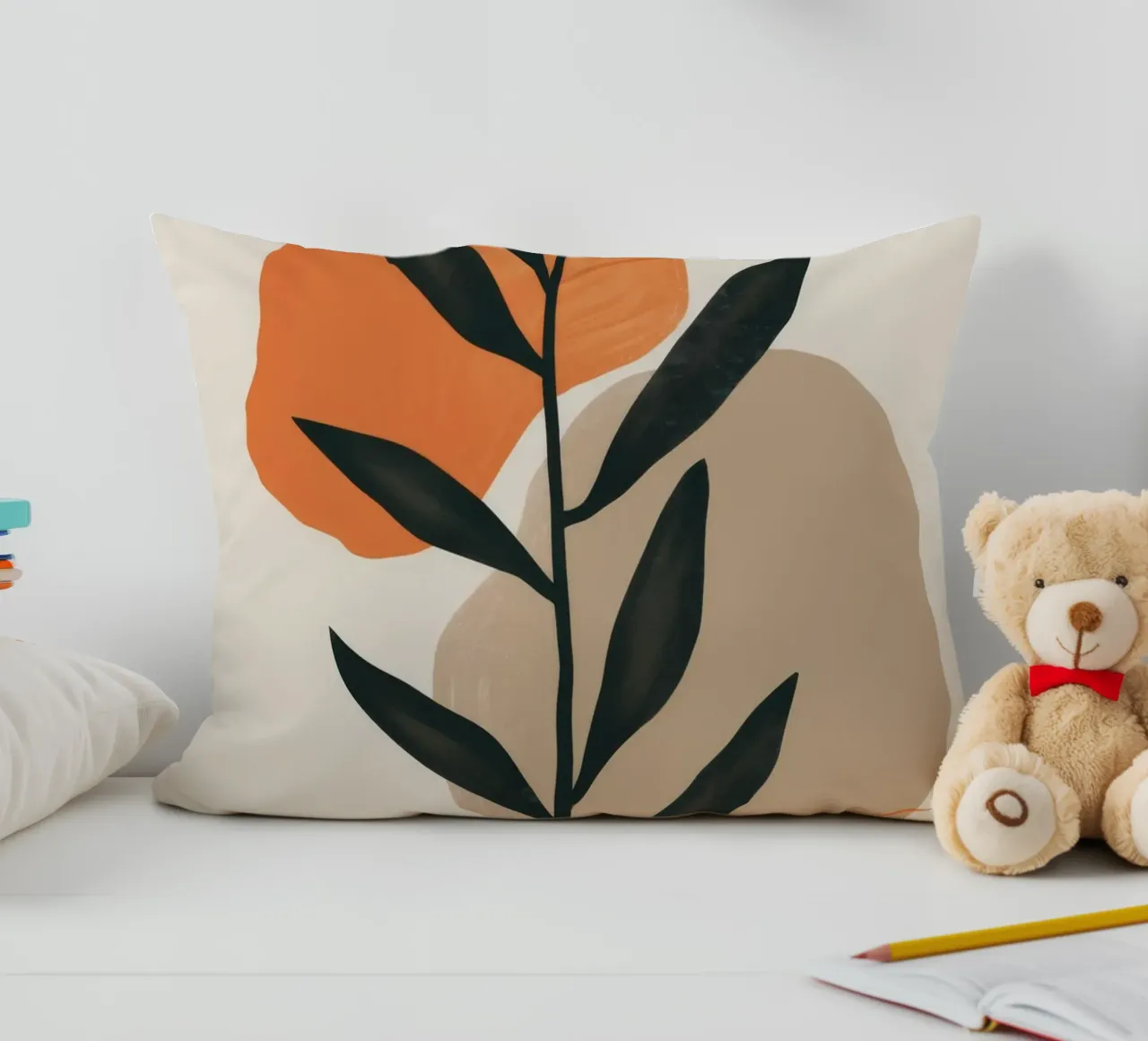 Bohemian Leaf Study decorative cushion by Terra Tone