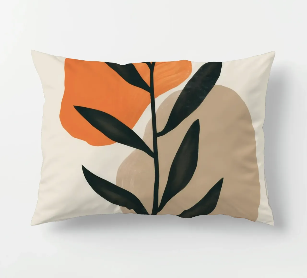 Bohemian Leaf Study decorative cushion by Terra Tone