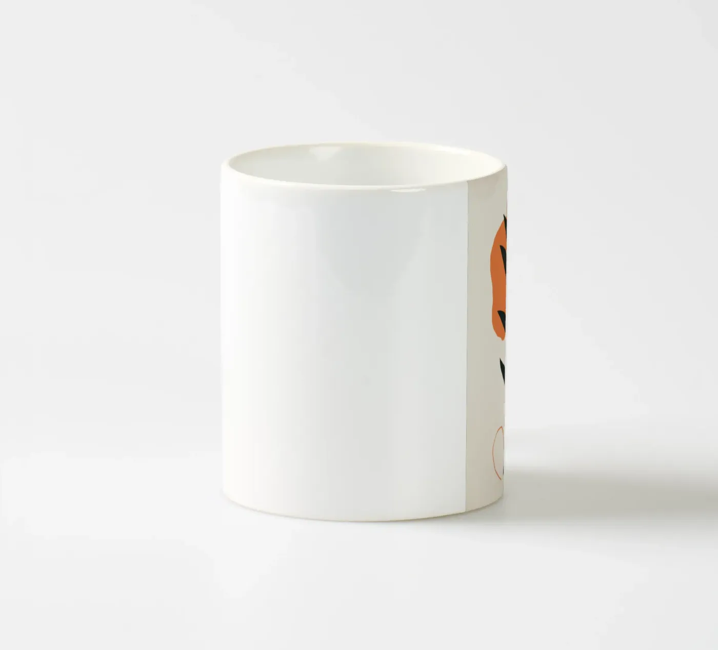 Bohemian Leaf Study ceramic mug by Terra Tone