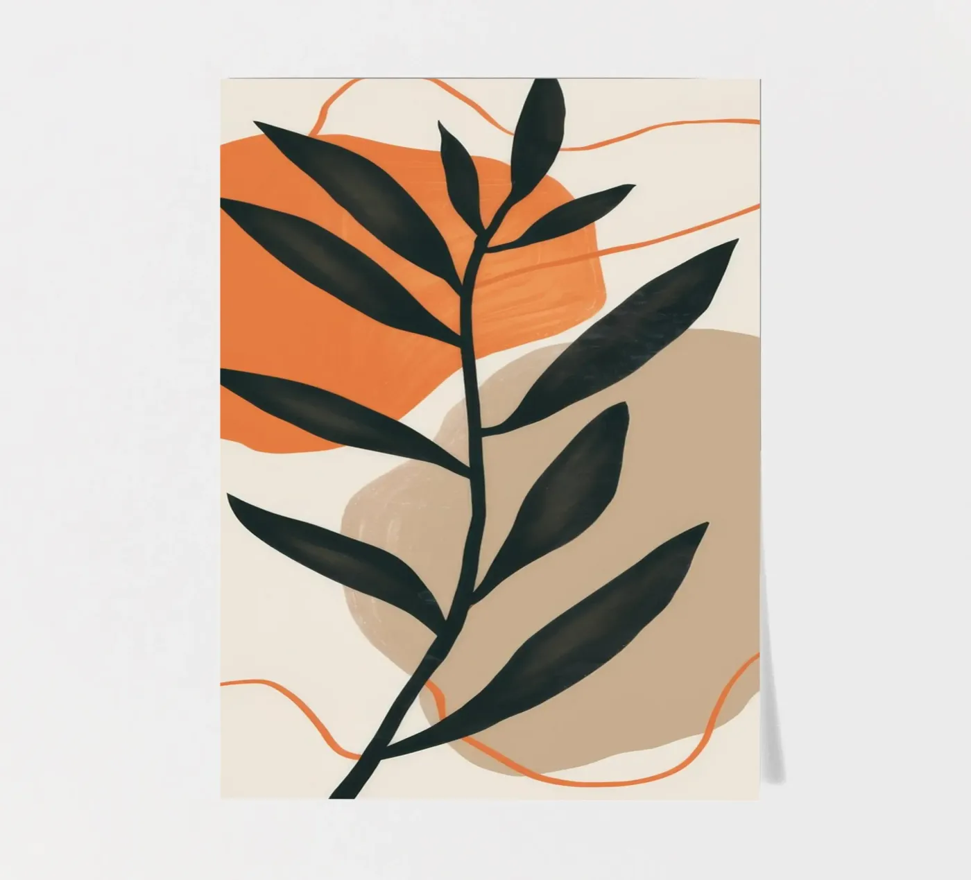 Bohemian Leaf Study sticker sheet by Terra Tone