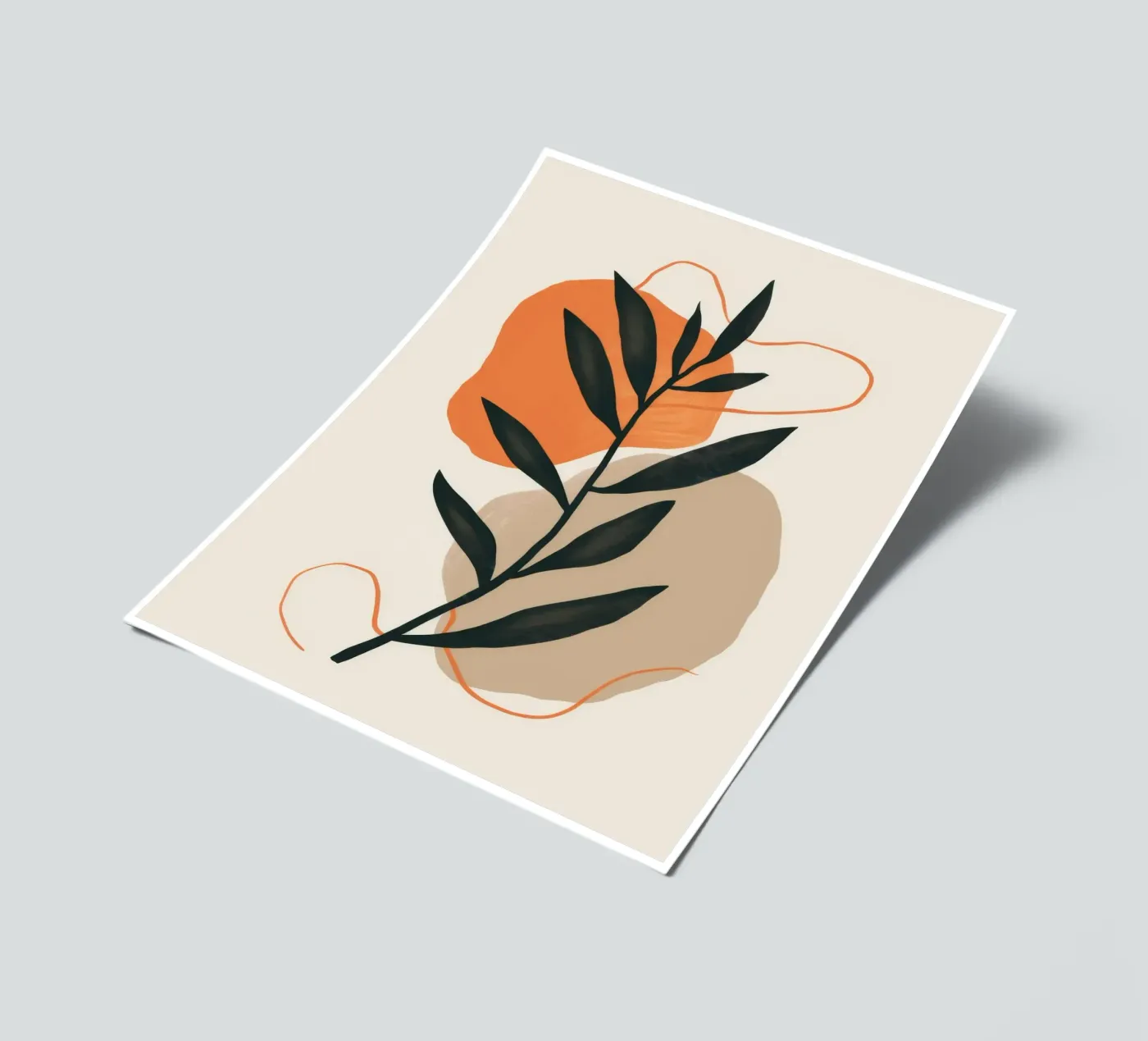 Bohemian Leaf Study sticker sheet by Terra Tone