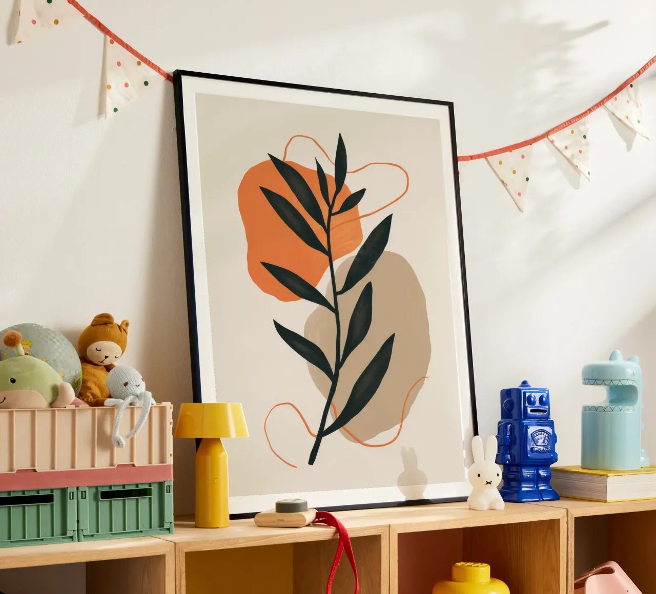 Bohemian Leaf Study poster by Terra Tone