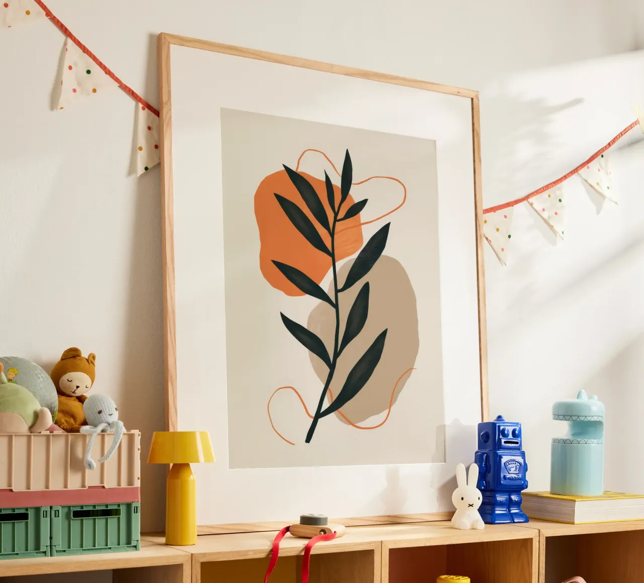 Bohemian Leaf Study poster by Terra Tone