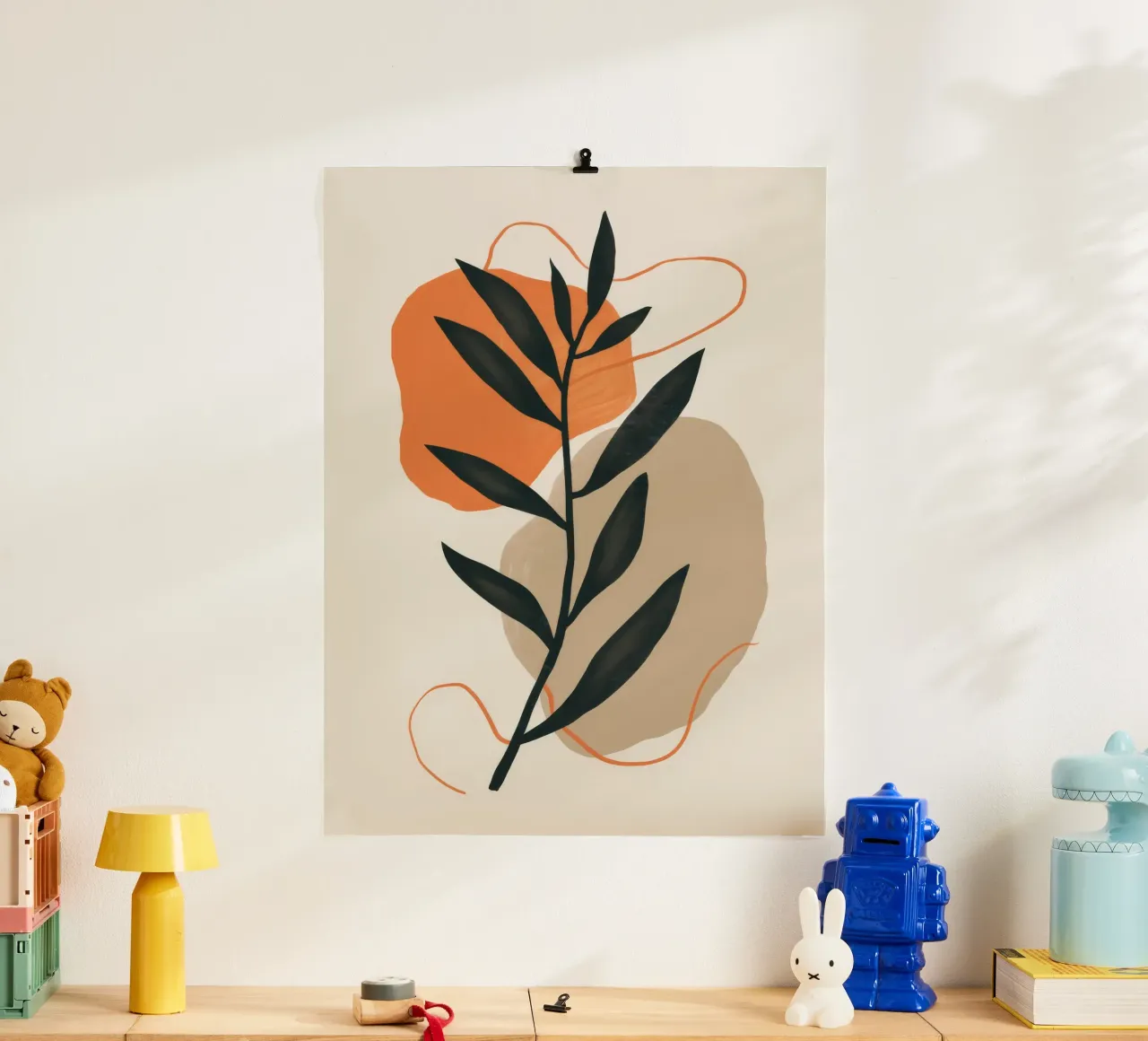 Bohemian Leaf Study poster by Terra Tone