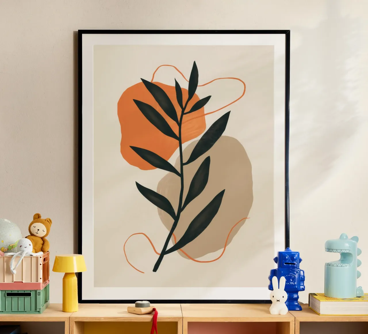 Bohemian Leaf Study poster by Terra Tone