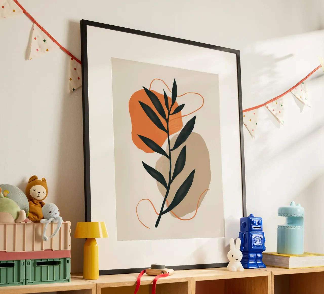Bohemian Leaf Study poster by Terra Tone