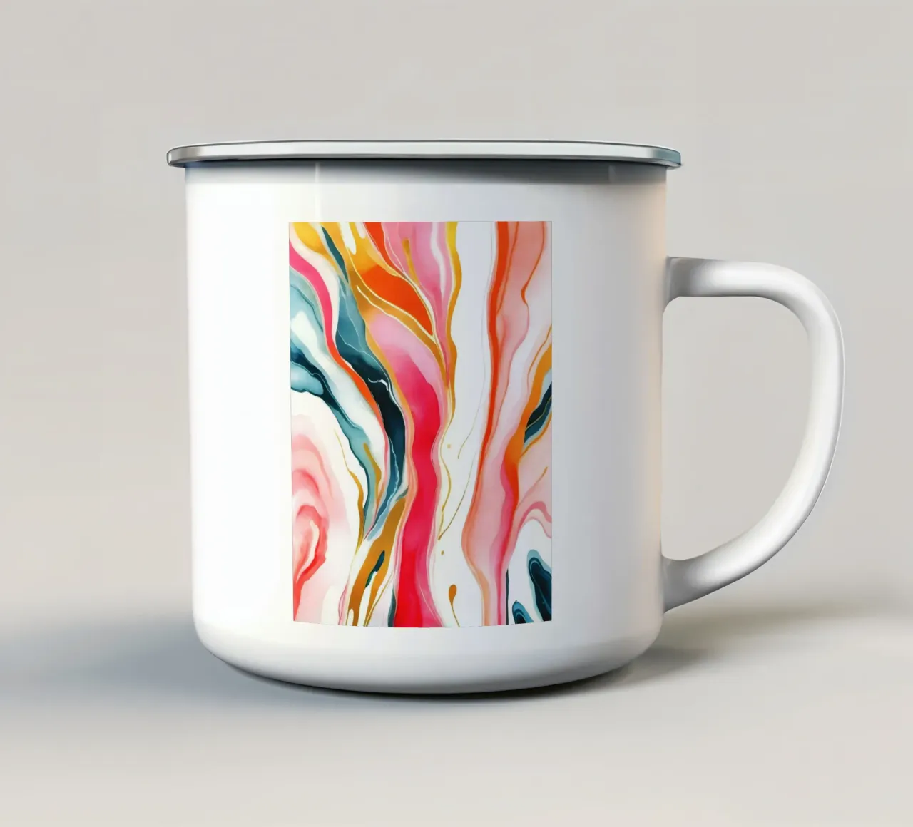 Marmo colorato tazza in smalto da 83oranges