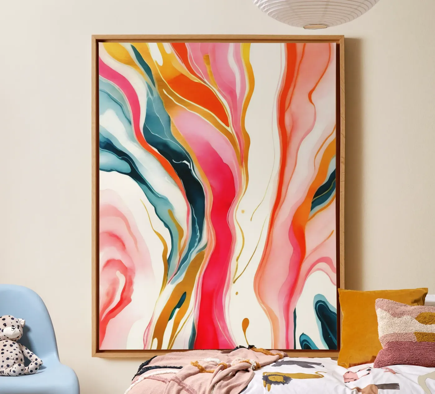 Colorgasmic Marble canvas by 83oranges.com
