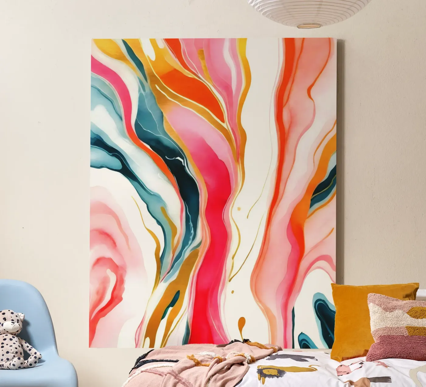 Colorgasmic Marble canvas by 83oranges.com