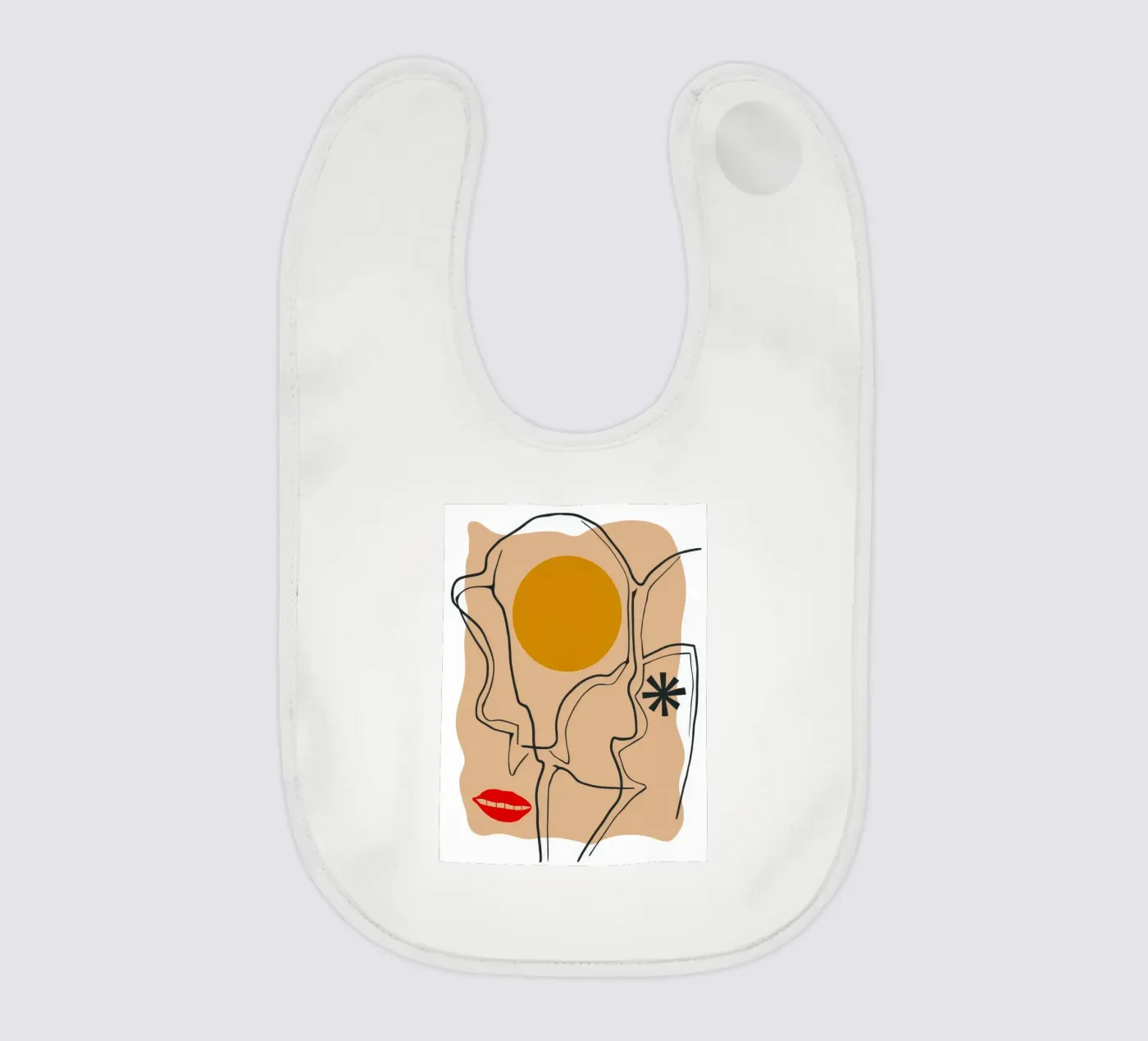 Linear Face Expression bavoir de Terra Tone