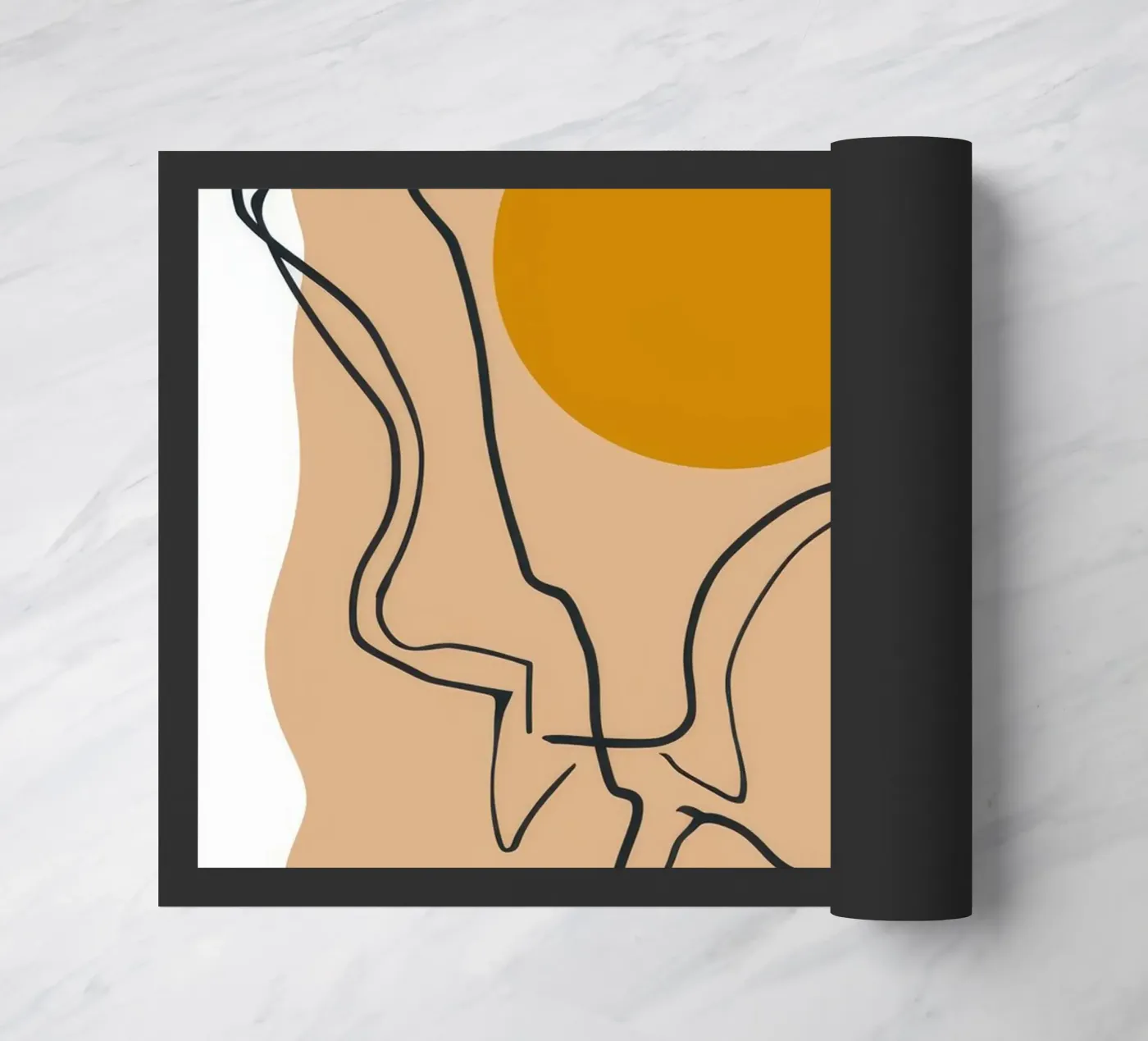 Linear Face Expression paillasson de Terra Tone