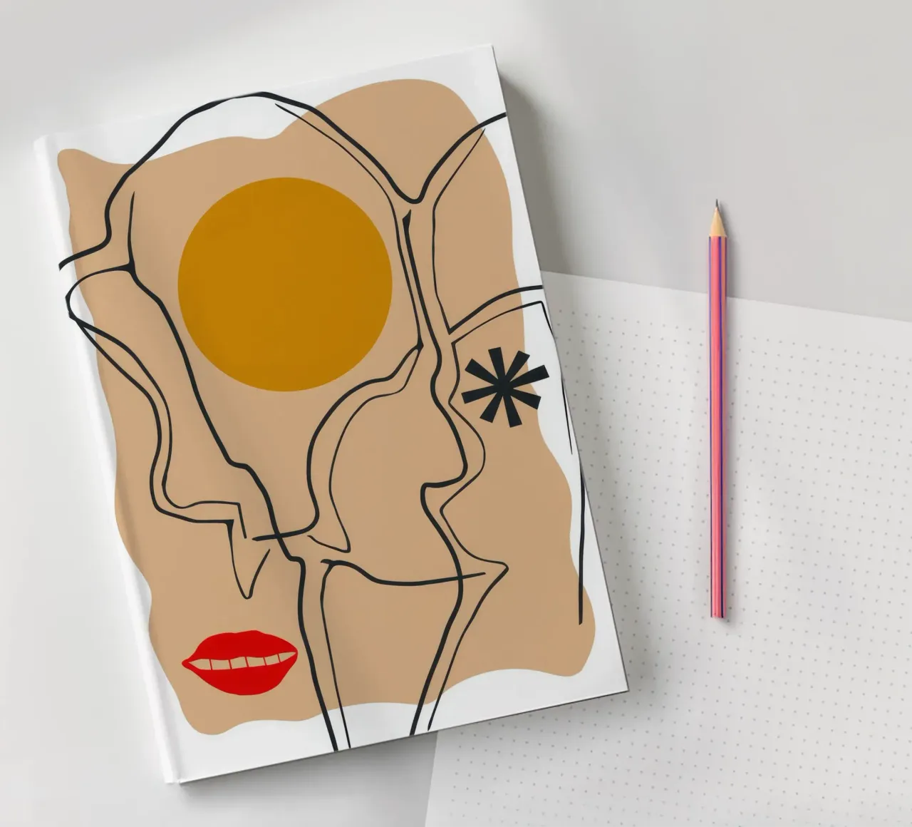 Linear Face Expression notebook by Terra Tone