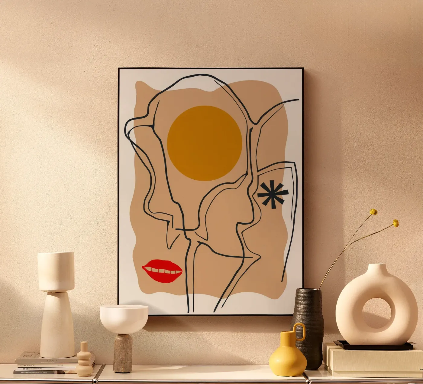 Linear Face Expression pannello forex da Terra Tone