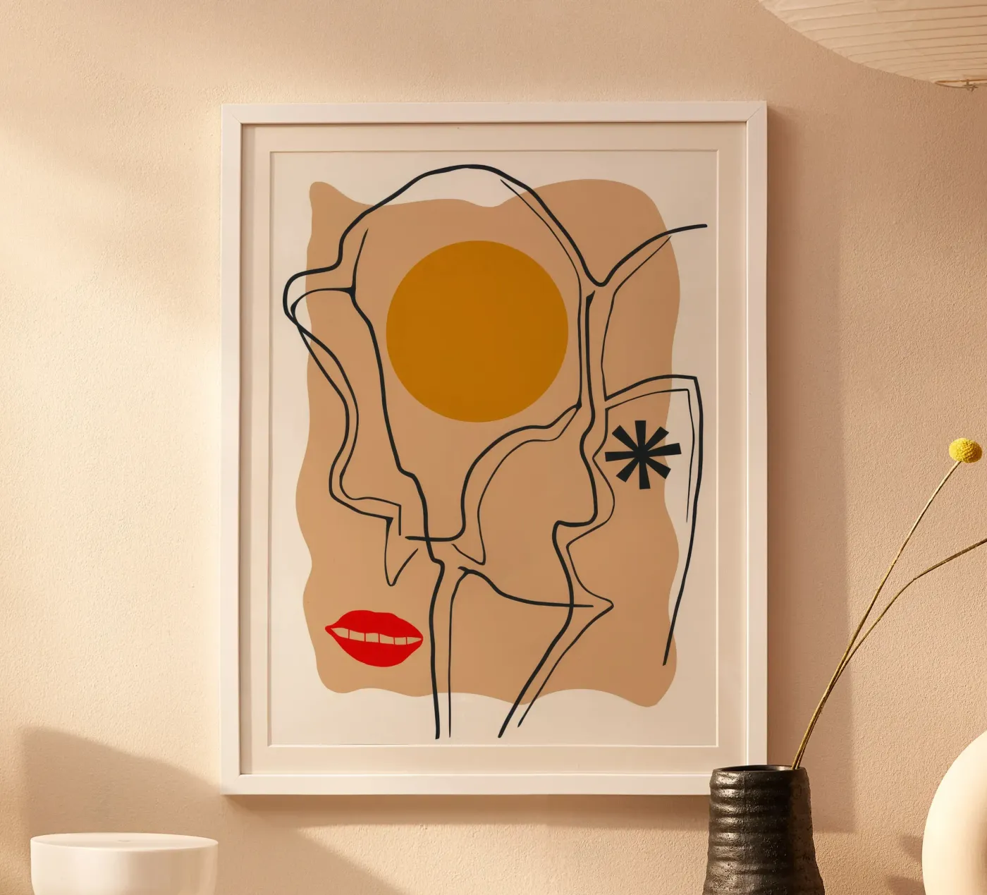 Linear Face Expression hahnemühle by Terra Tone