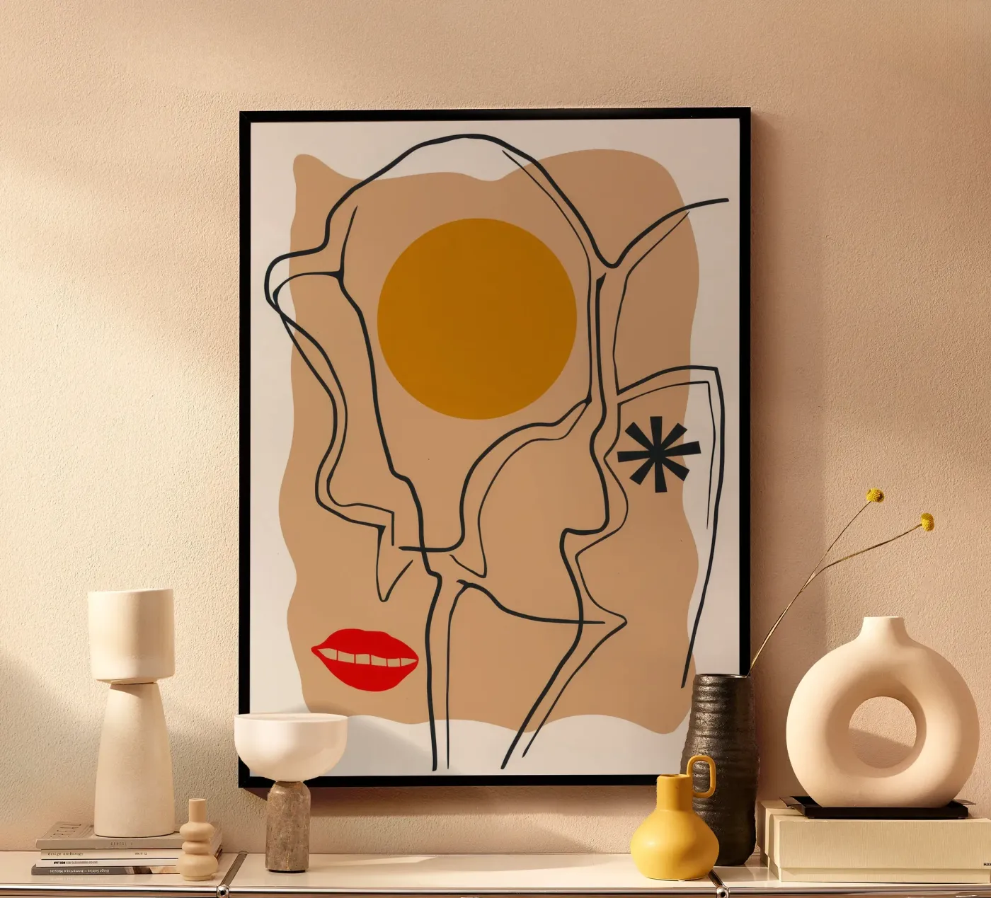 Linear Face Expression hahnemühle by Terra Tone