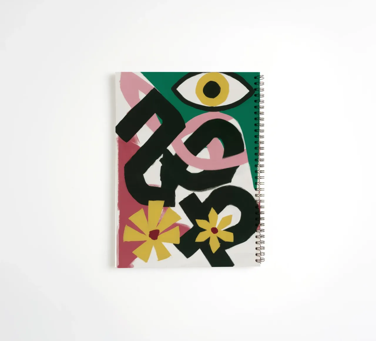 Abstract Carnival Forms spiral notebook by Terra Tone