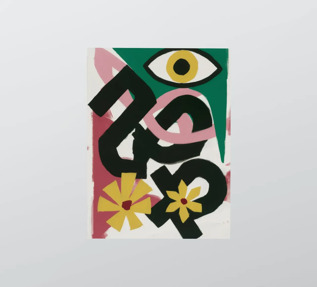 Abstract Carnival Forms sticker by Terra Tone