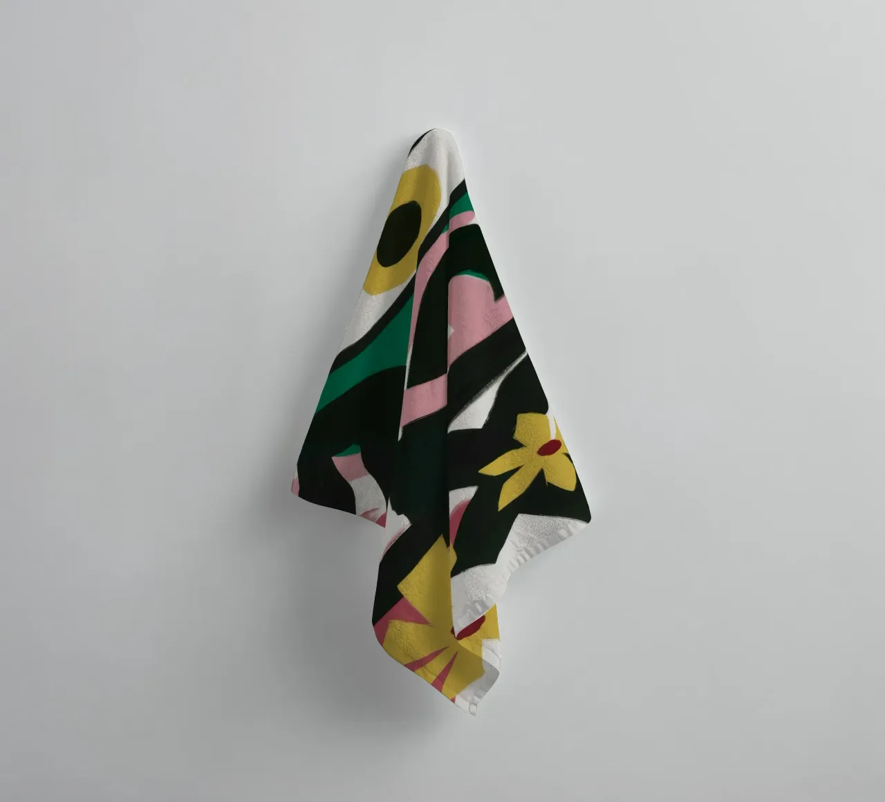 Abstract Carnival Forms towel by Terra Tone