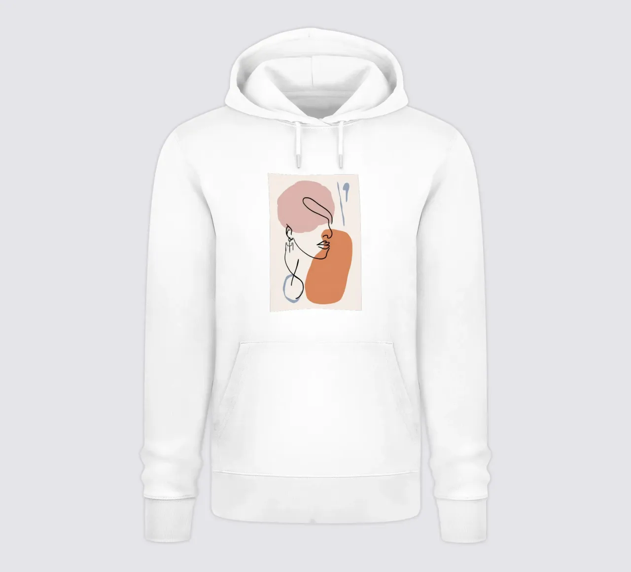 Alma de una línea sudadera con capucha de Terra Tone