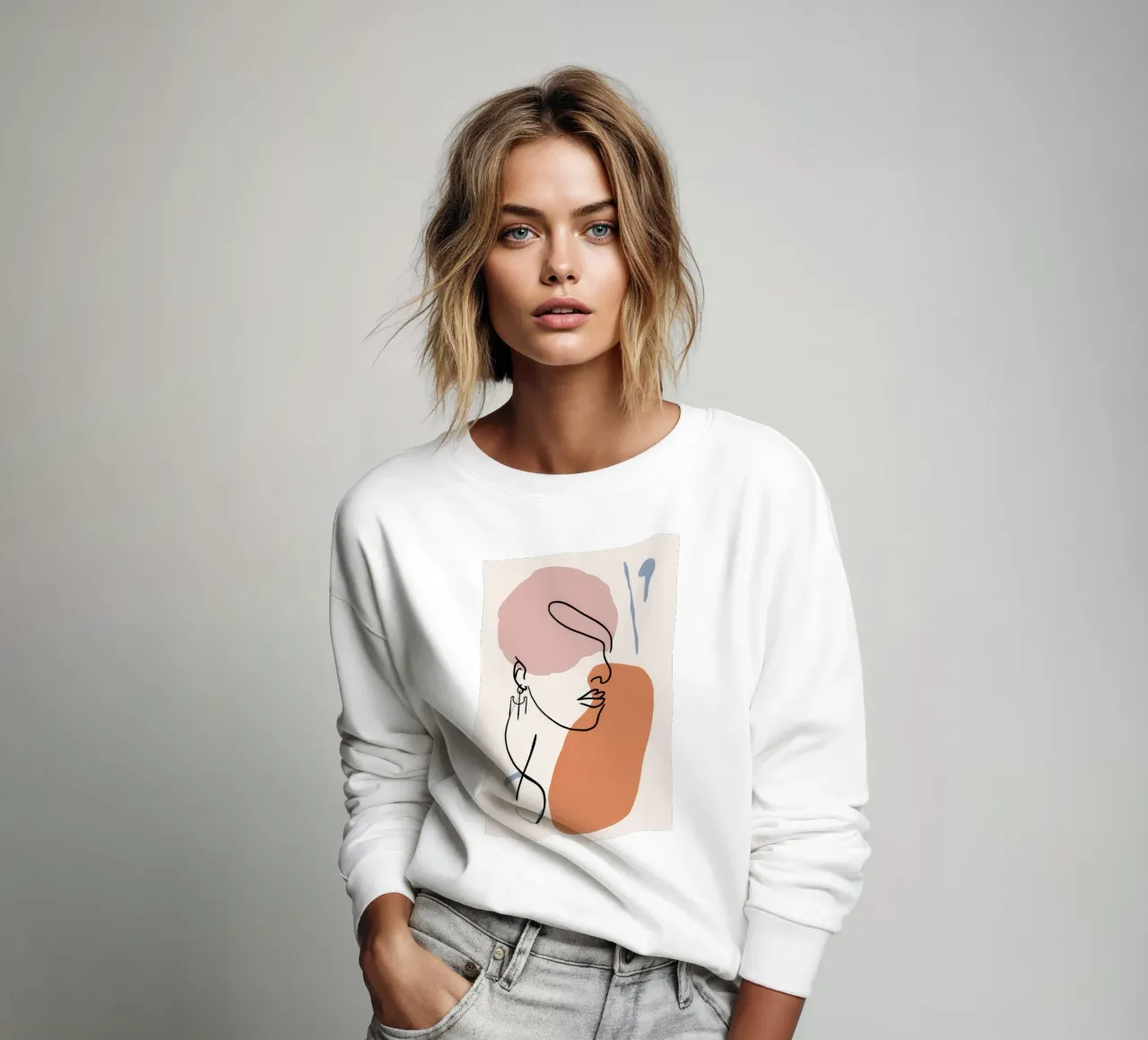 One Line Soul Sweatshirt von Terra Tone