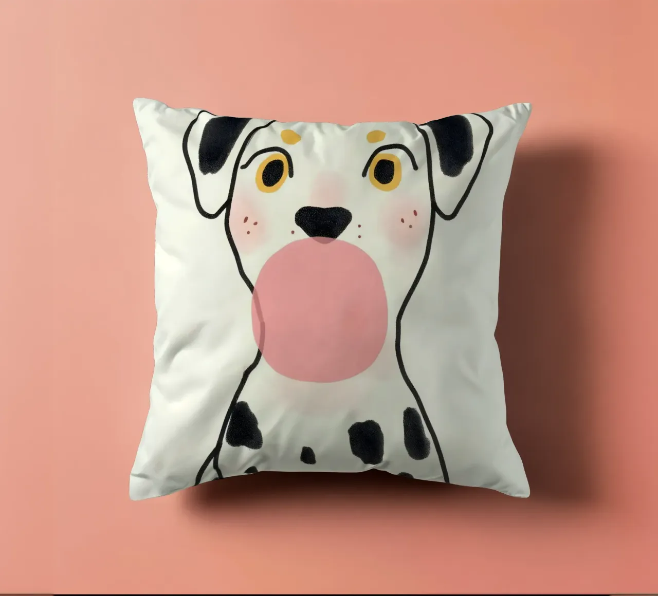 Dalmata Bubble Gum cuscino da 83oranges