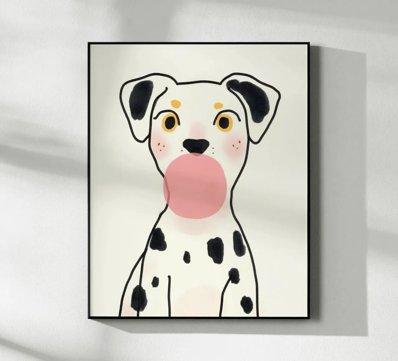 Dalmata Bubble Gum plexiglass da 83oranges.com